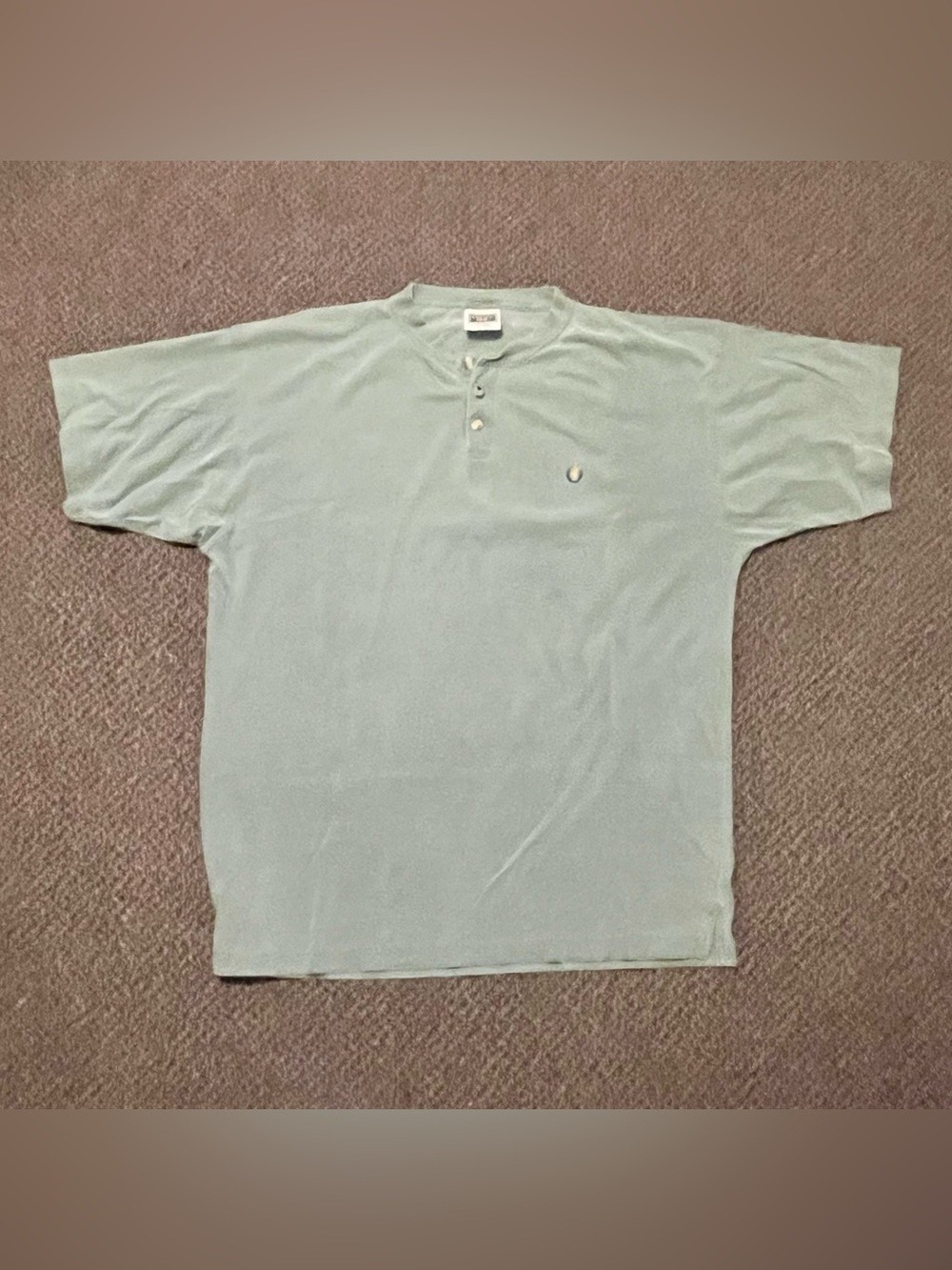 Chaos Ralph Lauren Light Sage Green Short-Sleeve Henley Polo
